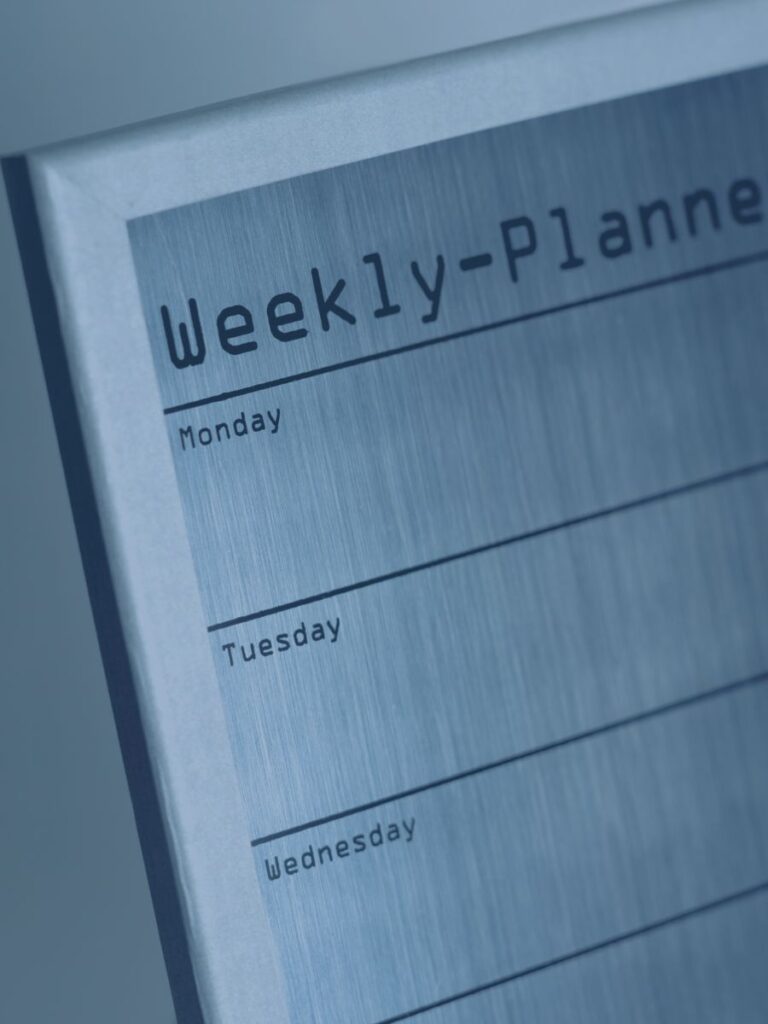 Weekly planner digital.